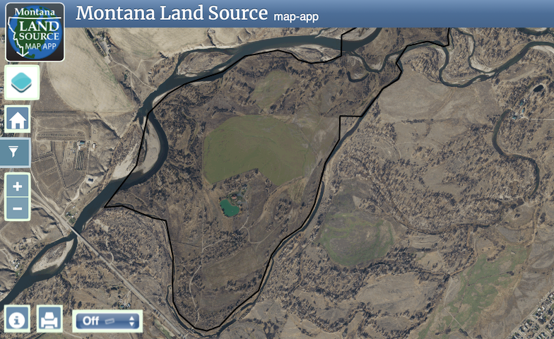 Three Forks Ranch map image