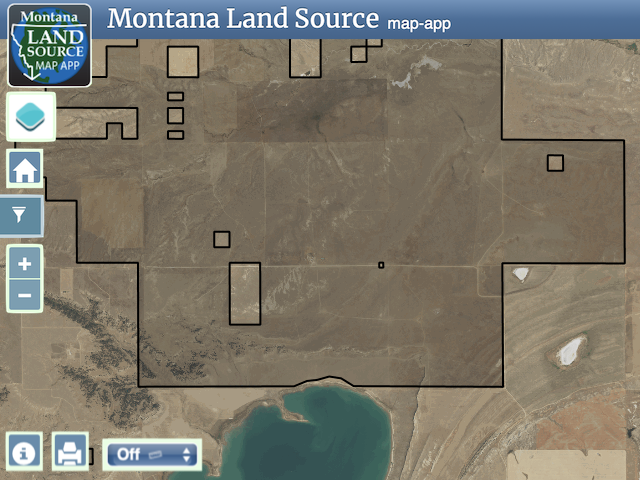 Tipi Ring Ranch - Rimrock Ranch map image
