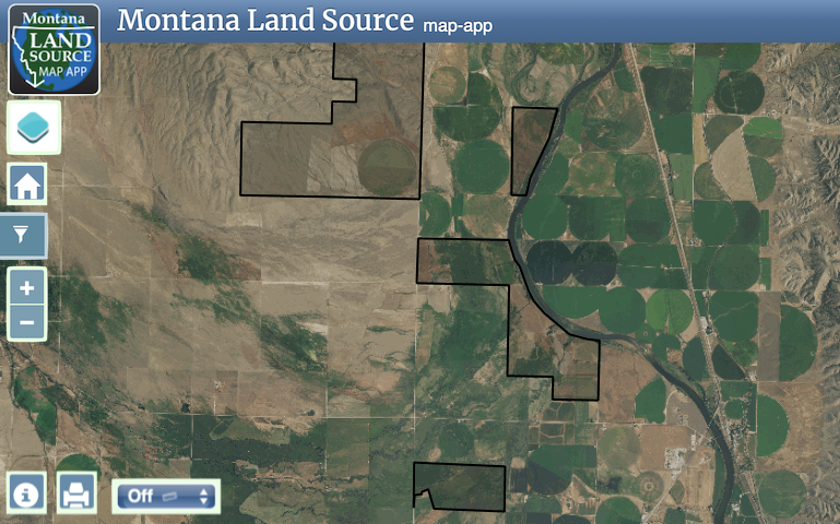 Toston Ranch map image