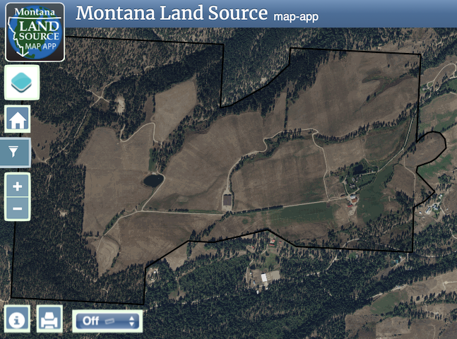 Trapper Peak Ranch map image