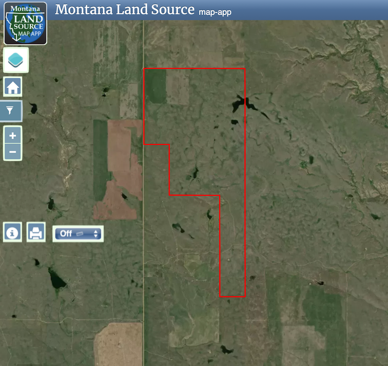 Turkey Track Ranch map image