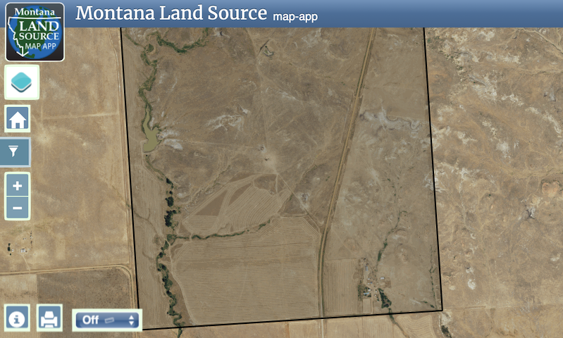 Twin Creeks Ranch - Auction map image