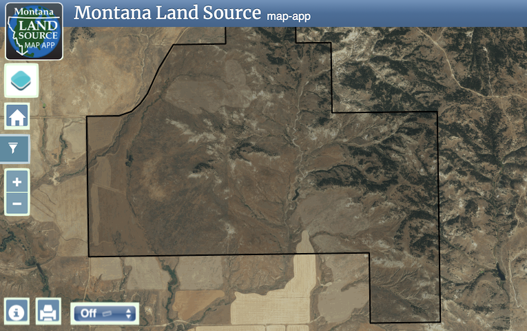 Valentine Ranch - Southeast map image