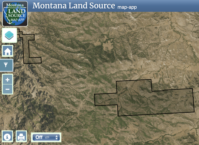 West Fork Ranch map image