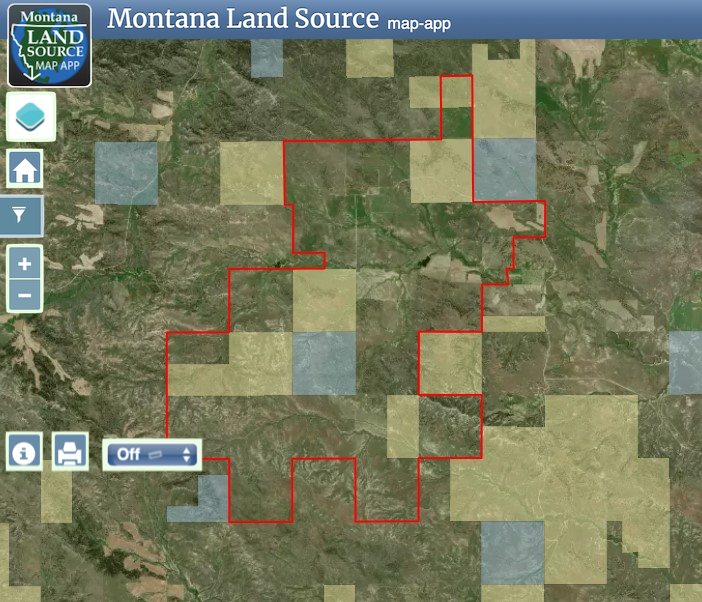 Windancer Ranch map image