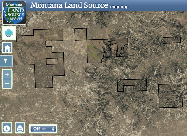 Y Hanging Diamond Ranch map image