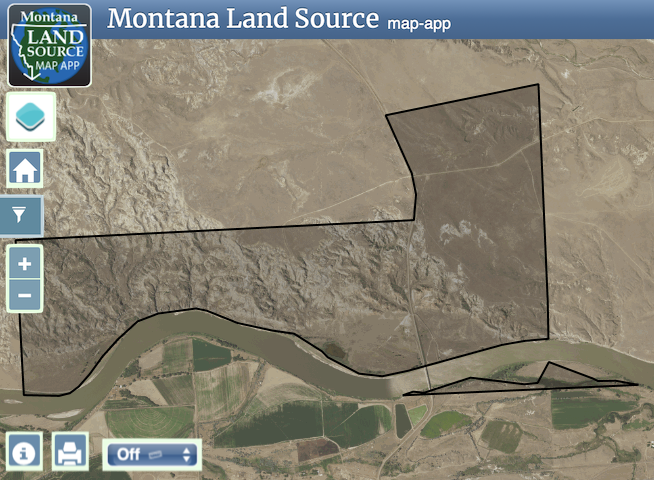 Yellowstone River Property map image