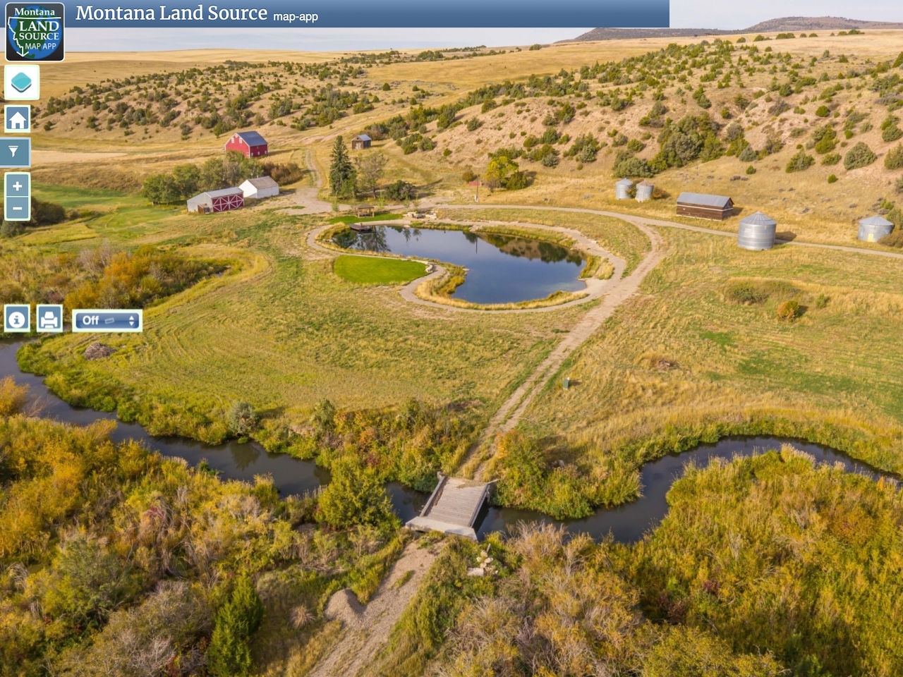 Dry Creek Riffle And Run map image