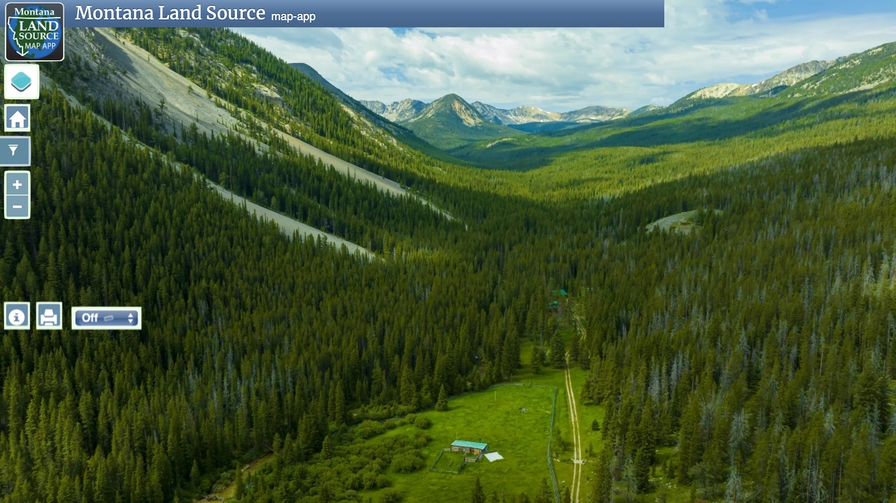 Canyon Creek Guest Ranch map image