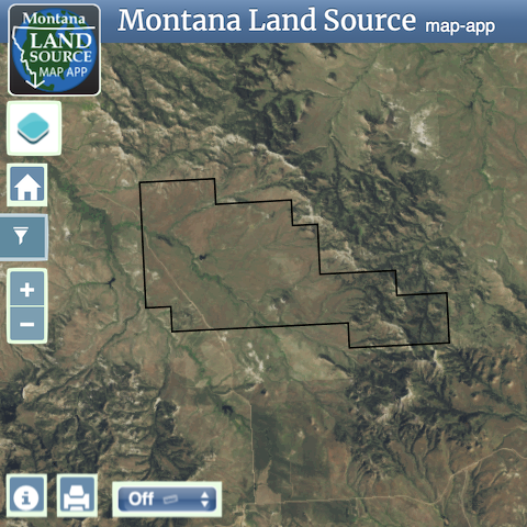 Bay Horse Butte Ranch map image