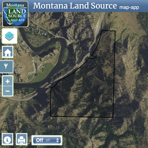 Big Belt Elk Camp map image