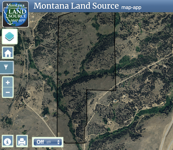 Blue Mountain View Ranch map image