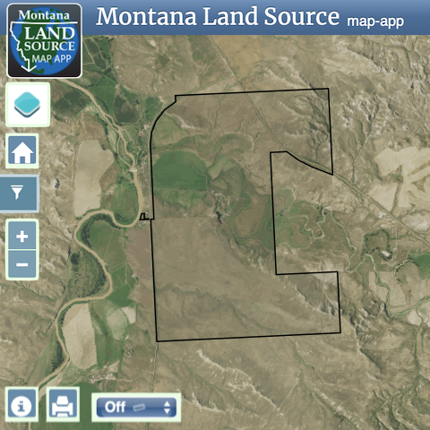 Borner 12 Mile Ranch map image