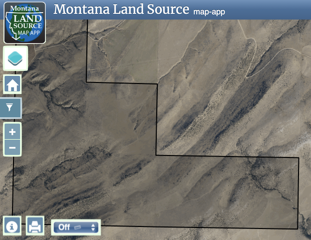 Bridger Plateau Ranch map image