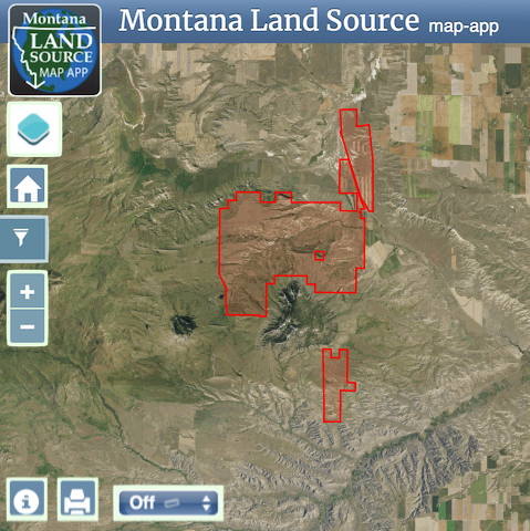 Buckskin Butte Ranch map image