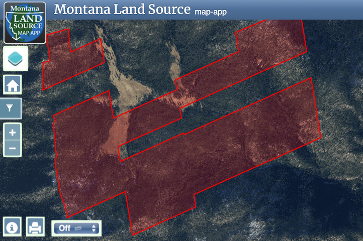 Butte Highlands map image