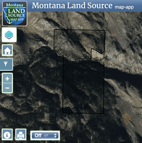 Cinnabar Basin Road map image