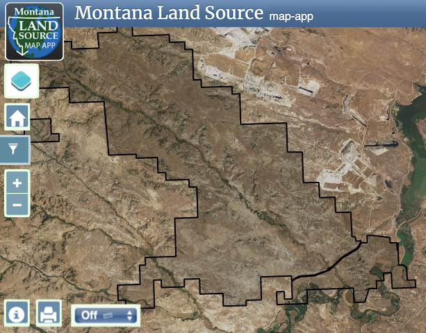 Cloud Peak Bankruptcy Arrowhead Lands Sale (CX Ranch) map image