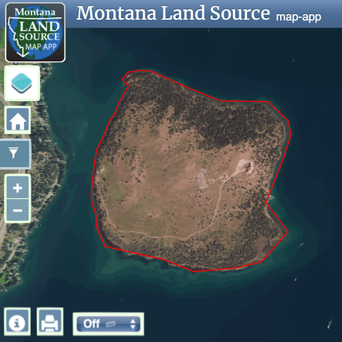 Cromwell Island map image
