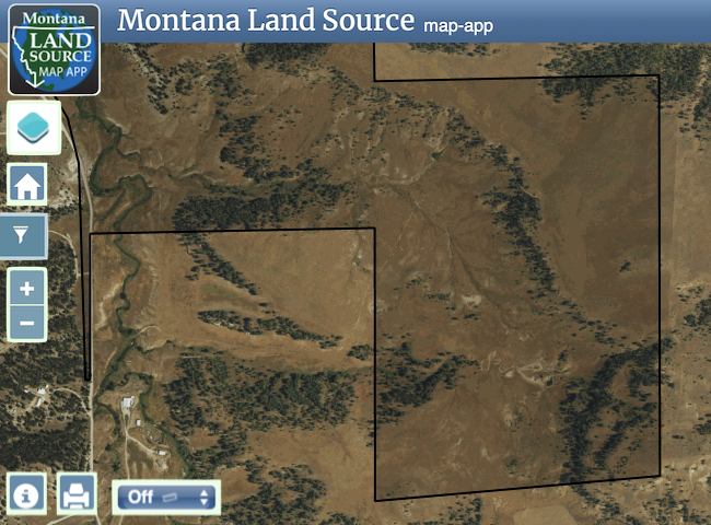 Dean Creek Ranch map image