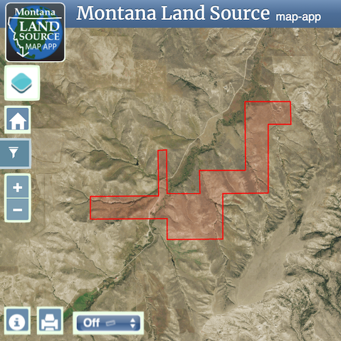 East Bench Ranch map image