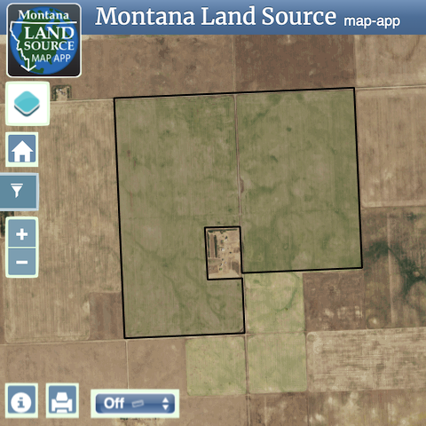 Farm Ground with Lease Potential map image