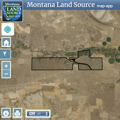 Green Hills Ranch map image