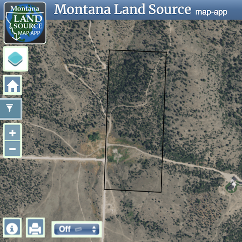 Helena Custom Home And Guest Quarters On Acreage Bordering Public Lands map image