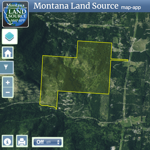 Large Acreage Property Overlooking Flathead Lake map image