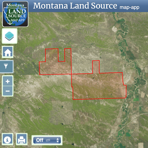 Musselshell River Grazing map image