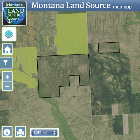 Northeast Montana Dryland Farm map image