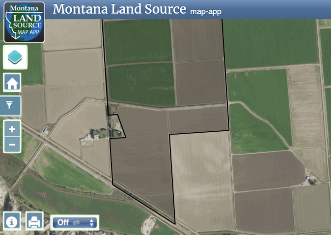 Online Auction - 200 Acres Prime Irrigated Farmland (3/9/2019 - 3/19/2019) map image
