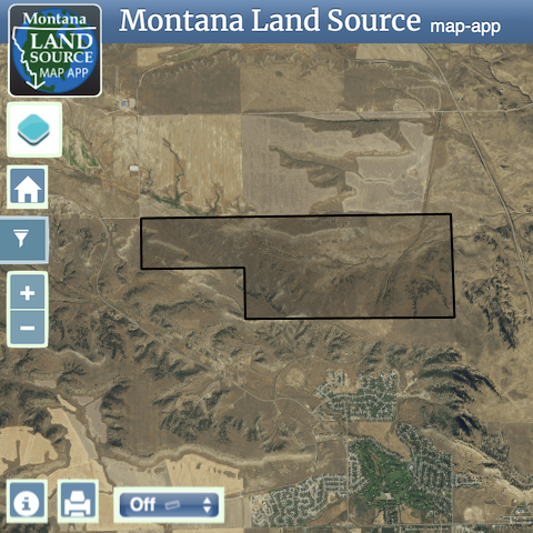 Rehberg Ranch Land and Livestock map image