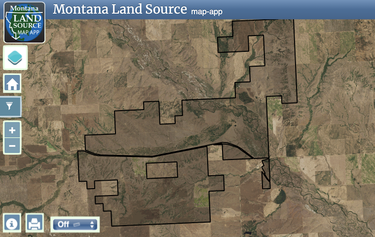 Richland Grass Ranch map image