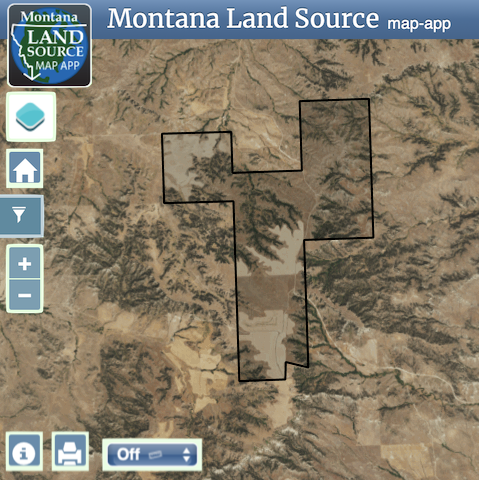 Sarpy Ridge Ranch map image
