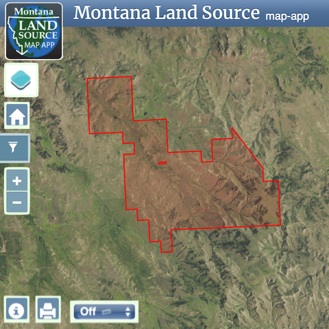 Sayle Hall Ranch map image