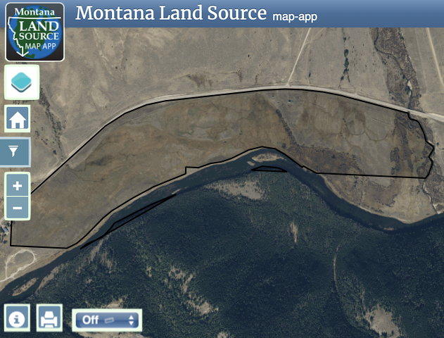 Spear Big Hole River Ranch - Parcel 1 map image