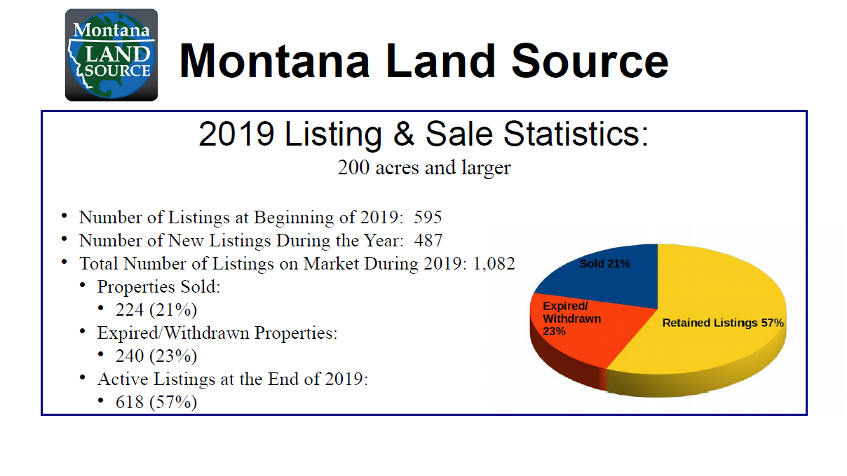 Listing and Sales Statistics - 2019
